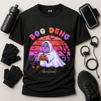 Moo Deng Hippo Baby Pygmy Hippopotamus Fun Halloween Costume Cooling Performance Crew T-Shirt