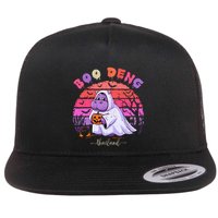 Moo Deng Hippo Baby Pygmy Hippopotamus Fun Halloween Costume Flat Bill Trucker Hat