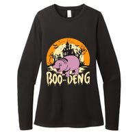 Moo Deng Halloween Boo Deng Halloween Womens CVC Long Sleeve Shirt