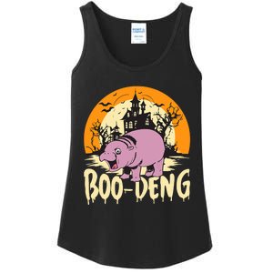 Moo Deng Halloween Boo Deng Halloween Ladies Essential Tank