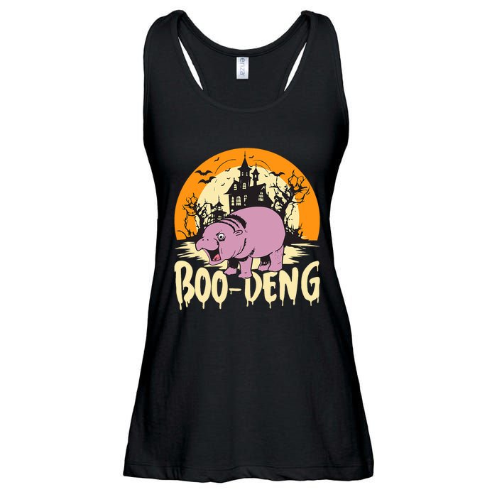 Moo Deng Halloween Boo Deng Halloween Ladies Essential Flowy Tank