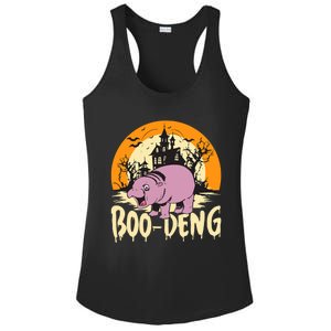 Moo Deng Halloween Boo Deng Halloween Ladies PosiCharge Competitor Racerback Tank