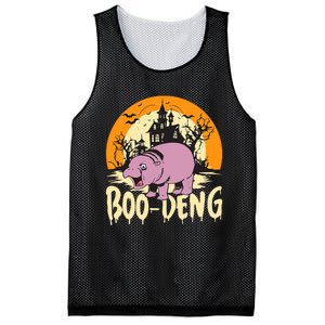 Moo Deng Halloween Boo Deng Halloween Mesh Reversible Basketball Jersey Tank