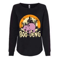 Moo Deng Halloween Boo Deng Halloween Womens California Wash Sweatshirt