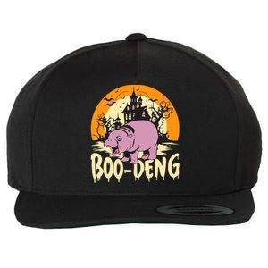 Moo Deng Halloween Boo Deng Halloween Wool Snapback Cap