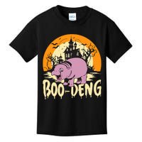 Moo Deng Halloween Boo Deng Halloween Kids T-Shirt