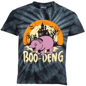 Moo Deng Halloween Boo Deng Halloween Kids Tie-Dye T-Shirt