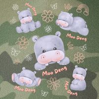 Moo Deng Hippo Pig Flower Cute Baby Pygmy Moodeng Souvenir Legacy Tie Dye Trucker Hat
