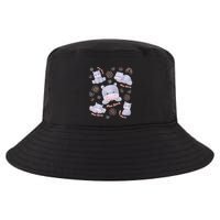 Moo Deng Hippo Pig Flower Cute Baby Pygmy Moodeng Souvenir Cool Comfort Performance Bucket Hat