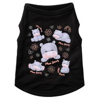 Moo Deng Hippo Pig Flower Cute Baby Pygmy Moodeng Souvenir Doggie Tank