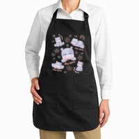 Moo Deng Hippo Pig Flower Cute Baby Pygmy Moodeng Souvenir Apron