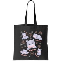 Moo Deng Hippo Pig Flower Cute Baby Pygmy Moodeng Souvenir Bag