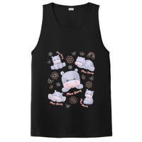 Moo Deng Hippo Pig Flower Cute Baby Pygmy Moodeng Souvenir PosiCharge Competitor Tank
