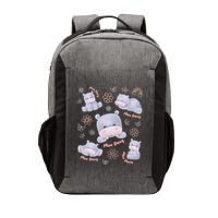 Moo Deng Hippo Pig Flower Cute Baby Pygmy Moodeng Souvenir Vector Backpack