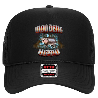 Moo Deng Heavy Hardcore Music Trucker Hat