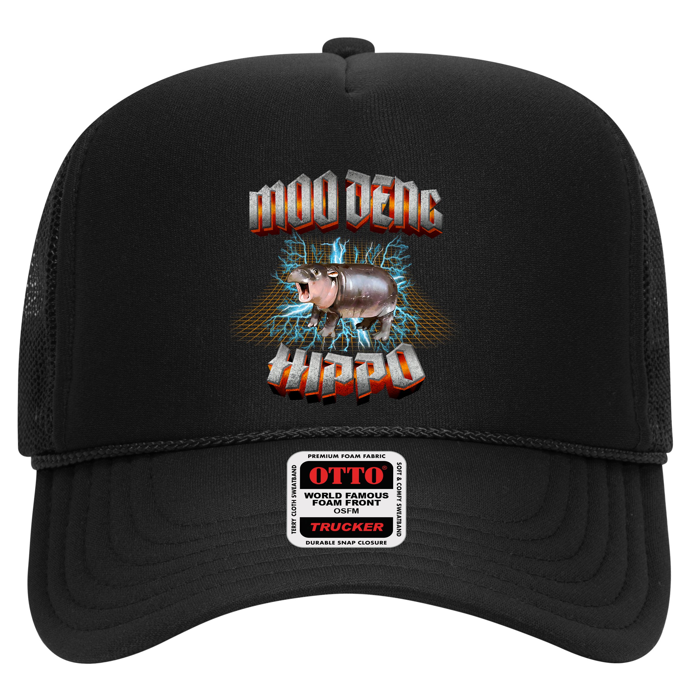 Moo Deng Heavy Hardcore Music Hat