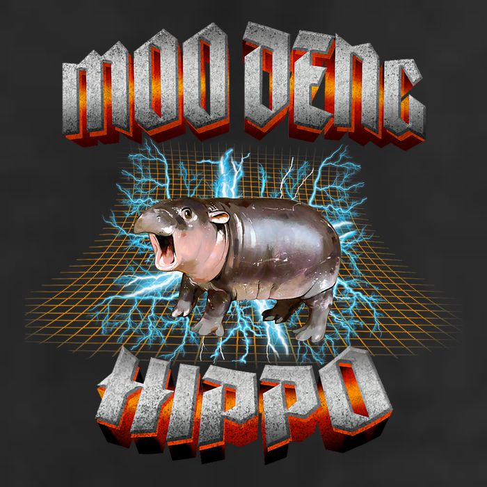 Moo Deng Heavy Hardcore Music Hat