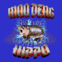 Moo Deng Heavy Hardcore Music Button