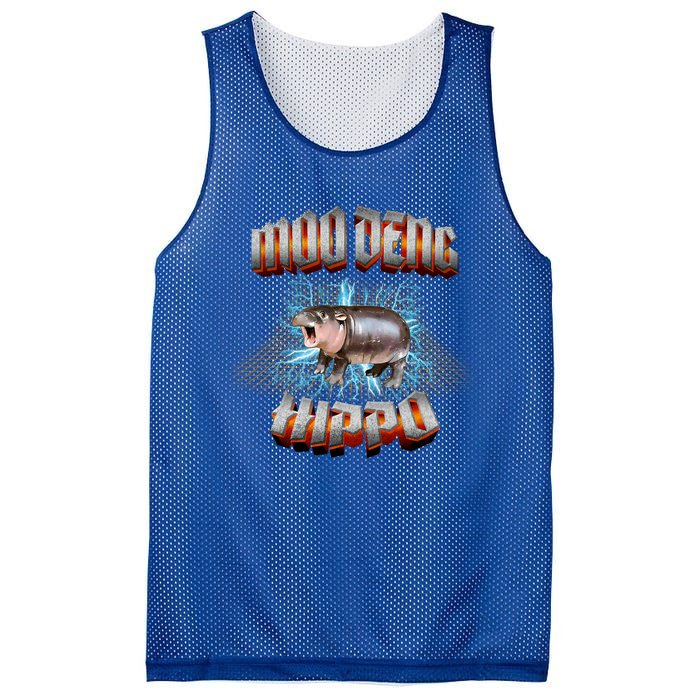 Moo Deng Heavy Hardcore Music Mesh Reversible Basketball Jersey Tank