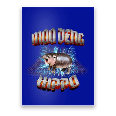 Moo Deng Heavy Hardcore Music Poster