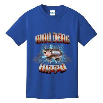 Moo Deng Heavy Hardcore Music Kids T-Shirt