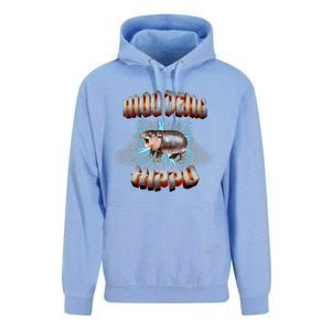 Moo Deng Heavy Hardcore Music Unisex Surf Hoodie