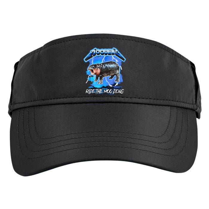 Moo Deng Hippo Ride The Moo Deng Music Rock Style Adult Drive Performance Visor