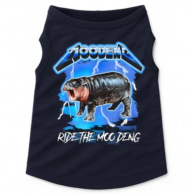 Moo Deng Hippo Ride The Moo Deng Music Rock Style Doggie Tank