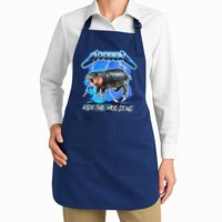 Moo Deng Hippo Ride The Moo Deng Music Rock Style Apron
