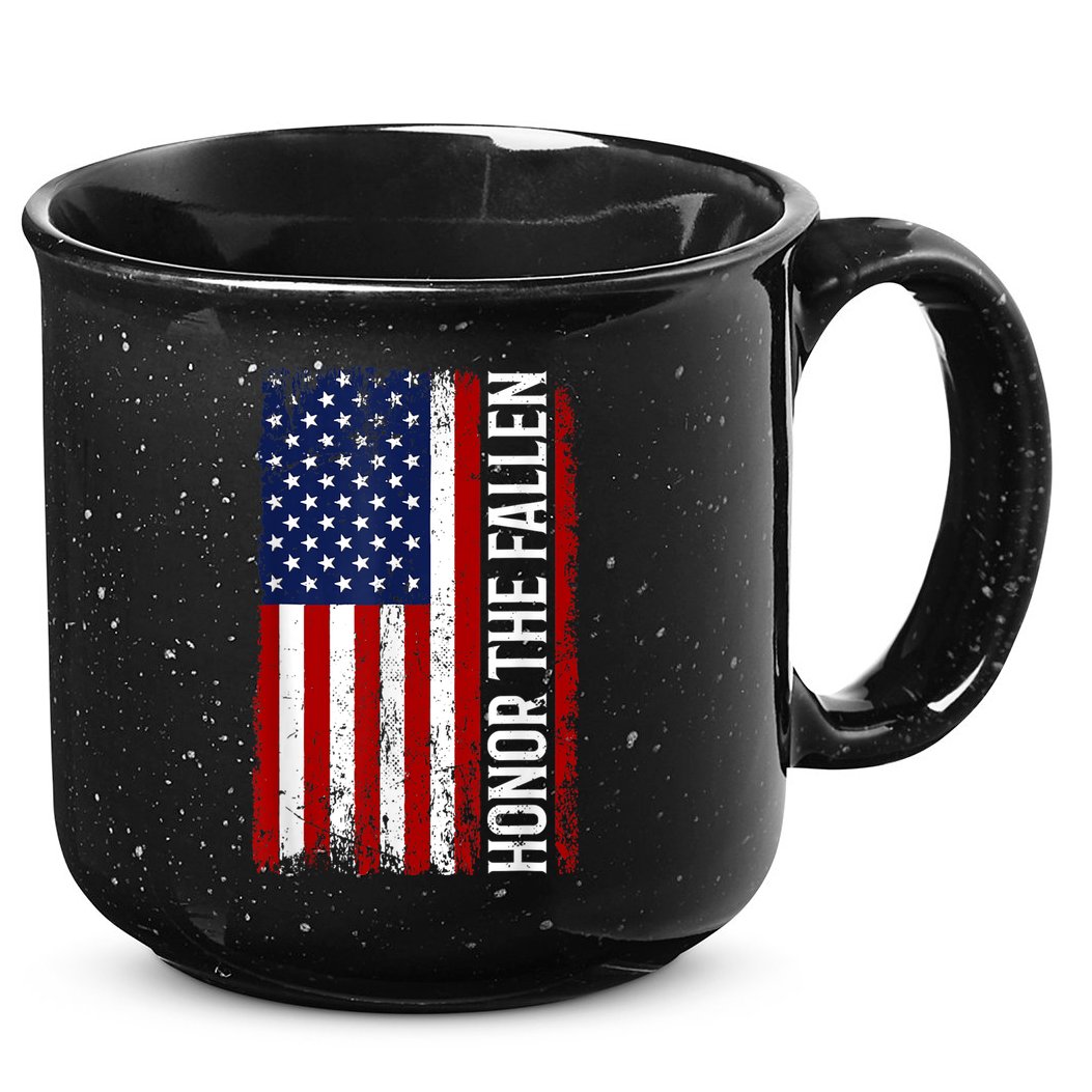 Memorial Day Honor And Remember The Fallen 15oz Campfire Ceramic Mug