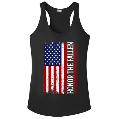 Memorial Day Honor And Remember The Fallen Ladies PosiCharge Competitor Racerback Tank