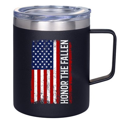 Memorial Day Honor And Remember The Fallen 12oz Stainless Steel Coffee Mug