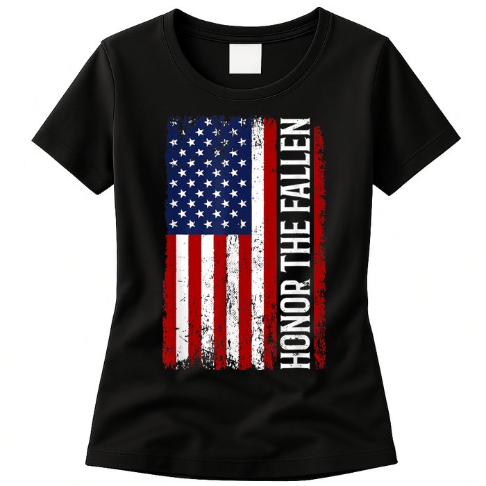 Memorial Day Honor And Remember The Fallen Womens T-Shirt