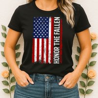 Memorial Day Honor And Remember The Fallen Womens T-Shirt