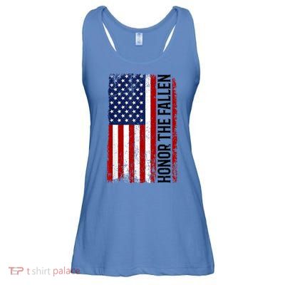 Memorial Day Honor And Remember The Fallen Ladies Essential Flowy Tank
