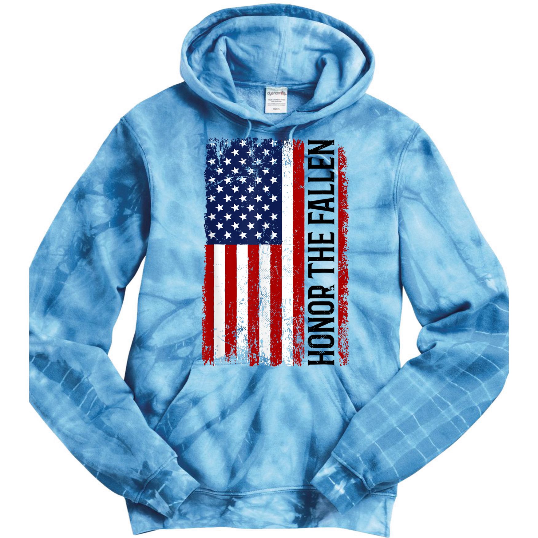 Memorial Day Honor And Remember The Fallen Tie Dye Hoodie
