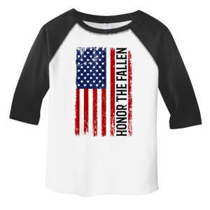 Memorial Day Honor And Remember The Fallen Toddler Fine Jersey T-Shirt