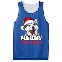 Merry Dogmas Husky Dog Christmas Gift Mesh Reversible Basketball Jersey Tank