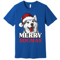 Merry Dogmas Husky Dog Christmas Gift Premium T-Shirt