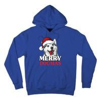 Merry Dogmas Husky Dog Christmas Gift Tall Hoodie