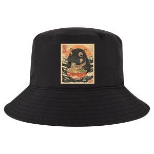 Moo Deng Hippo Eat Ramen For Japanese Style Cool Comfort Performance Bucket Hat