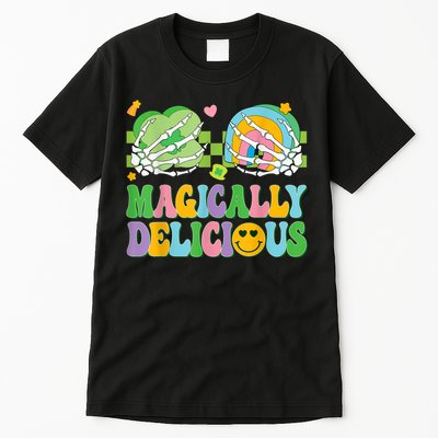 Magically Delicious Hippie St Patrick's Day Skeleton Charms Tall T-Shirt