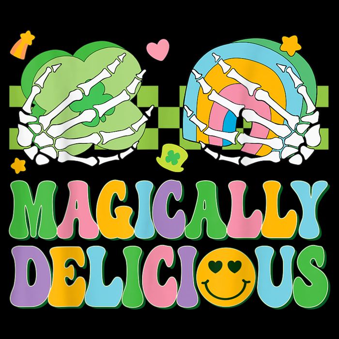 Magically Delicious Hippie St Patrick's Day Skeleton Charms Bag