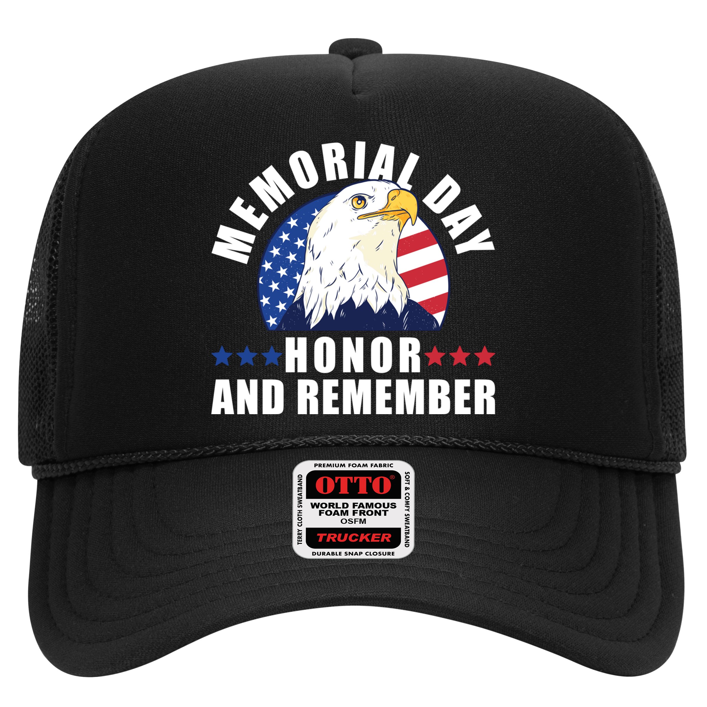 Memorial Day Honor And Remember Bald Eagle Patriotic Gift Hat