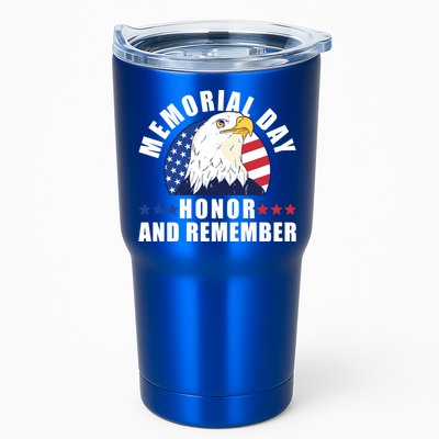 Memorial Day Honor And Remember Bald Eagle Patriotic Gift Tumbler