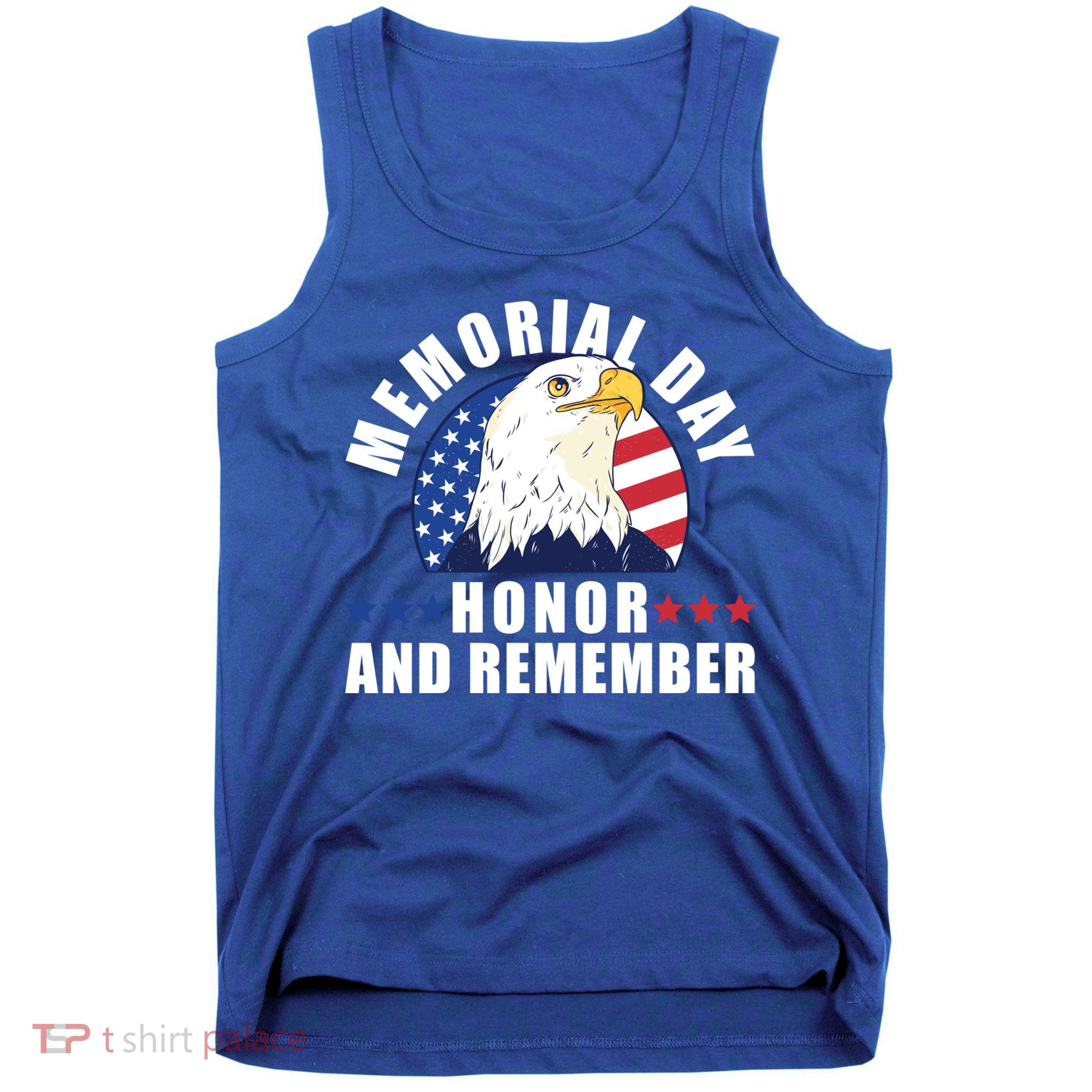 Memorial Day Honor And Remember Bald Eagle Patriotic Gift Tank Top