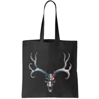 Mule Deer Hunting American Flag On Buck Skull Bag