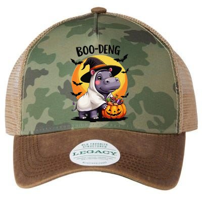 Moo Deng Halloween Boo Deng Costume Moodeng Hippo Legacy Tie Dye Trucker Hat