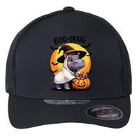 Moo Deng Halloween Boo Deng Costume Moodeng Hippo Flexfit Unipanel Trucker Cap