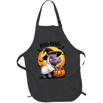 Moo Deng Halloween Boo Deng Costume Moodeng Hippo Apron